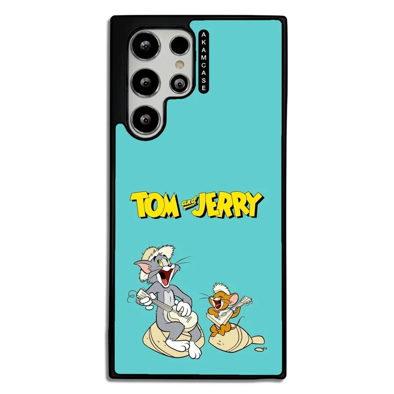 کاور آکام مدل AMC-WSGS22U-TOM & JERRY3 مناسب برای گوشی موبایل سامسونگ Galaxy S22 Ultra