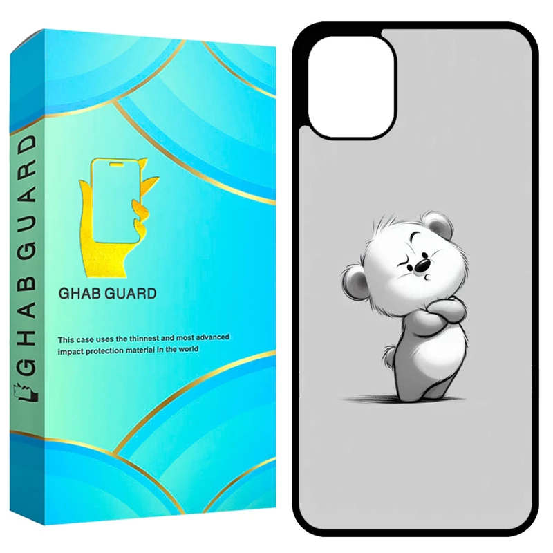  کاور قاب گارد طرح خرس مدل GCHP11 مناسب برای گوشی موبایل اپل iPhone 11