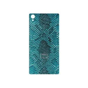 MAHOOT Blue Snake Skin Cover Sticker for Sony Xperia Z1