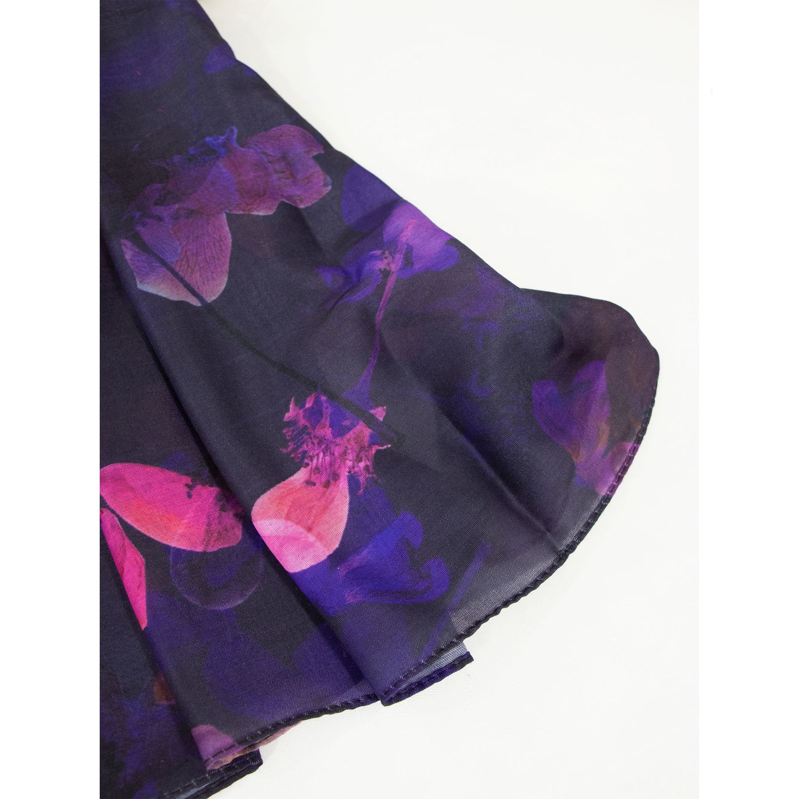 شال زنانه مدل نخی جدید بهاری طرح برگ ریز کد ANA-2273 -  - 3