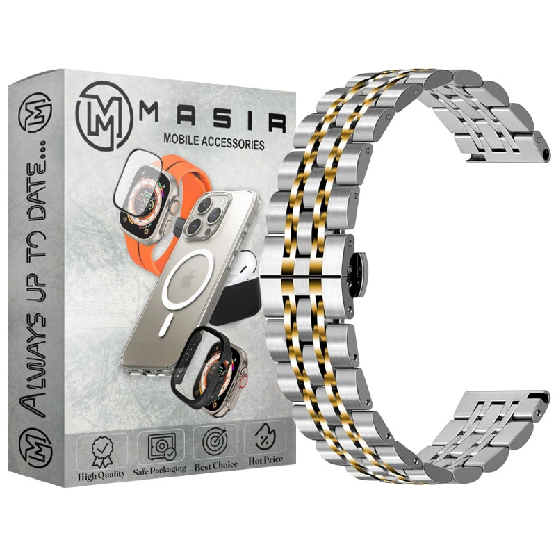 بند مسیر مدل 7bead dual color Butterfly مناسب برای ساعت هوشمند شیائومی Mi Watch XMWTCL02