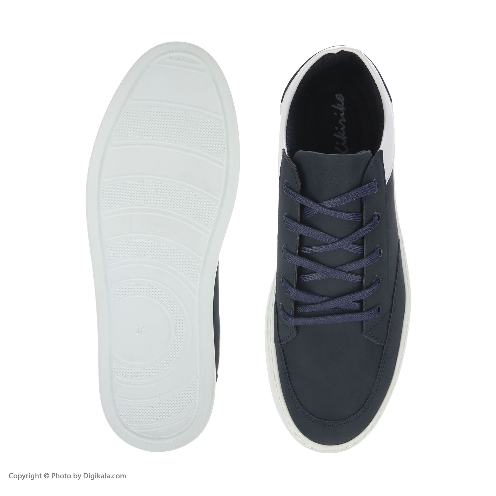 کفش روزمره مردانه کیکی رایکی مدل MBB09449WHITE NAVY BLUE -  - 4