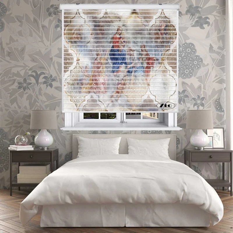 پرده زبرا زیو مدل سیلوئتO 7000 سایز 150x150 سانتی متر