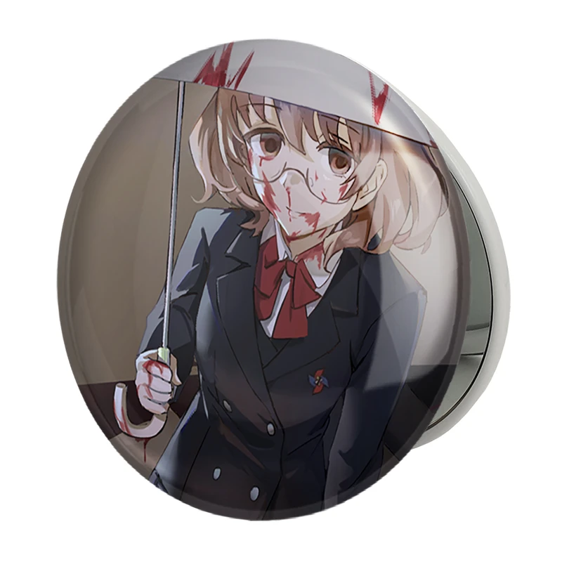 آینه جیبی خندالو طرح یوکاری انیمه دیگری مدل تاشو کد 32023