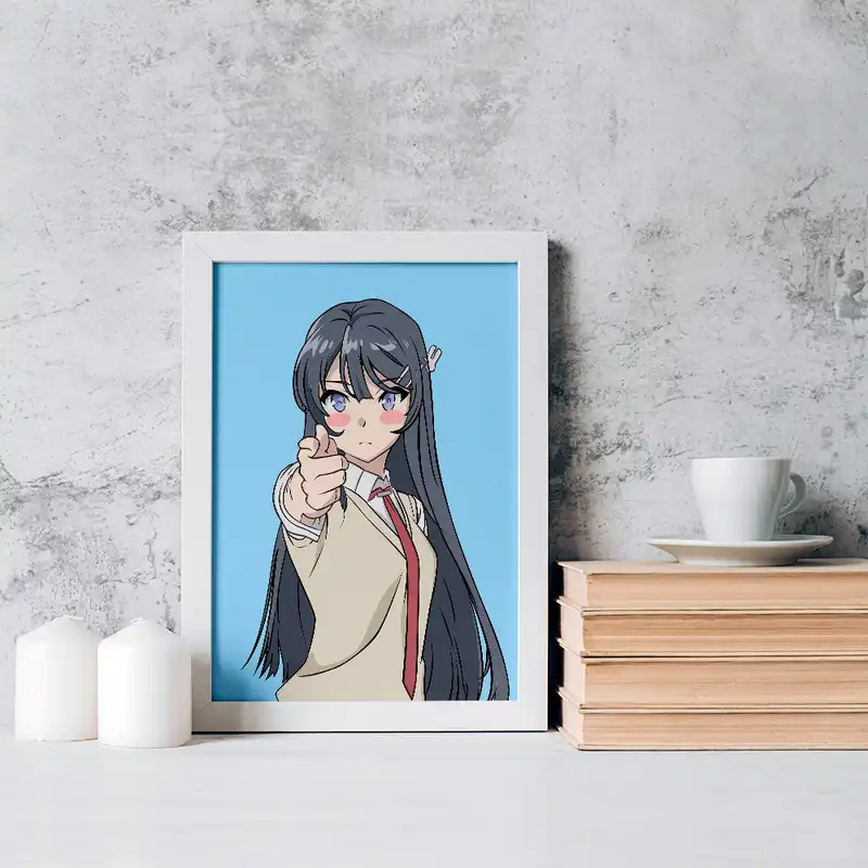 تابلو خندالو مدل مای انیمه بانی گرل سنپای کد 16421