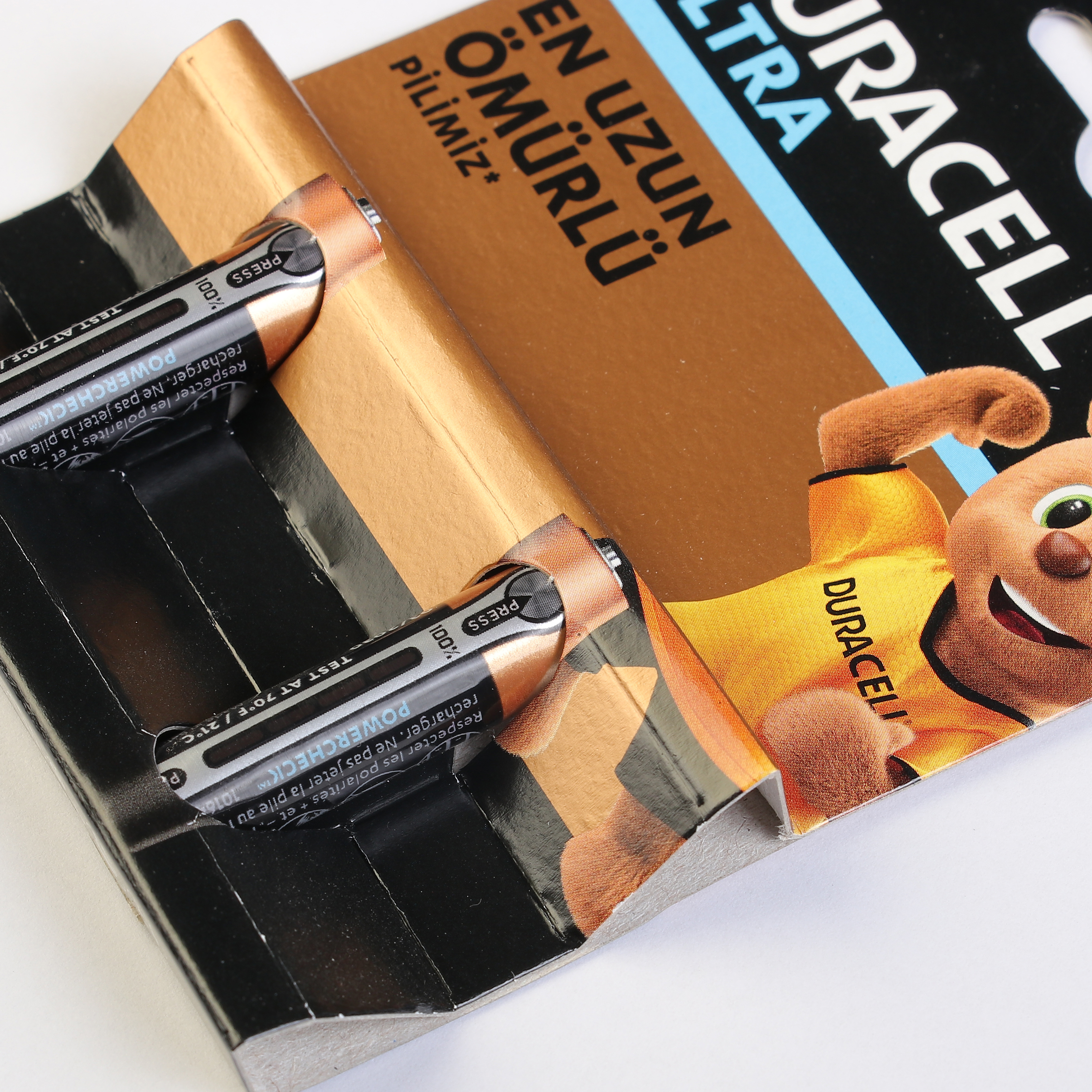 باتری نیم قلمی دوراسل مدل Ultra بسته 2 عددی