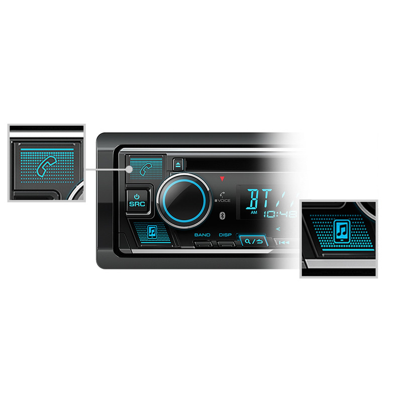 پخش کننده خودرو کنوود مدل KDC-BT640U