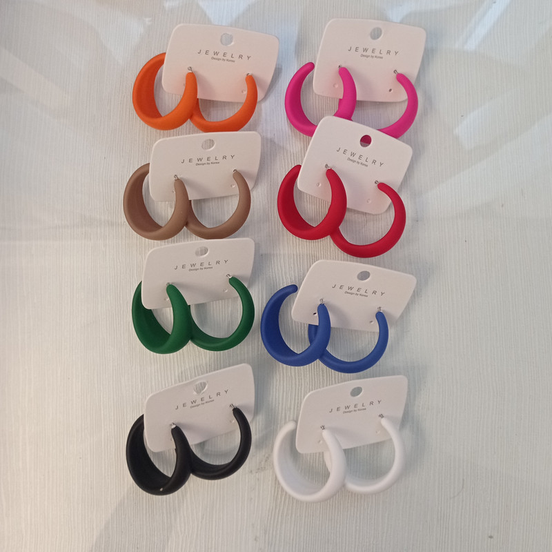 گوشواره زنانه مدل پاستیلی