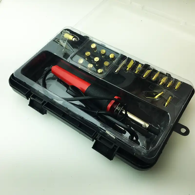 ابزار حکاکی و سوخت نگاری چرم کد F-pro20 مجموعه 20 عددی