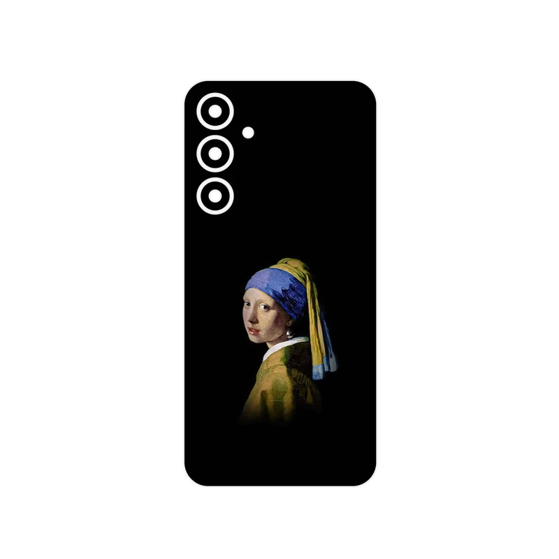 برچسب پوششی ماهوت مدل Girl with a Pearl Earring of Vermeer مناسب برای گوشی موبایل سامسونگ Galaxy S23 FE