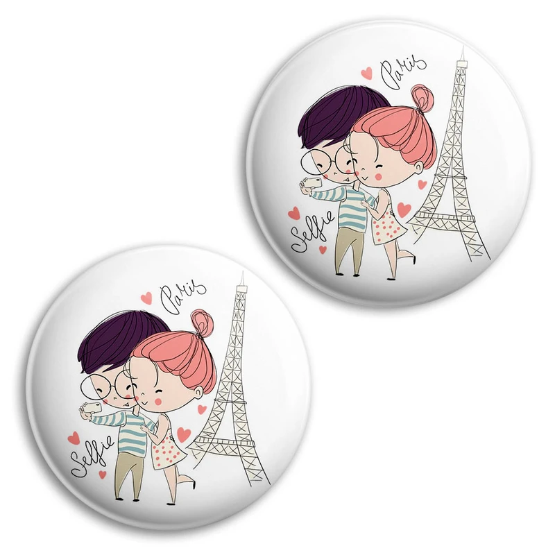 مگنت پرمانه طرح cute کد pmag2.26674 مجموعه 2 عددی