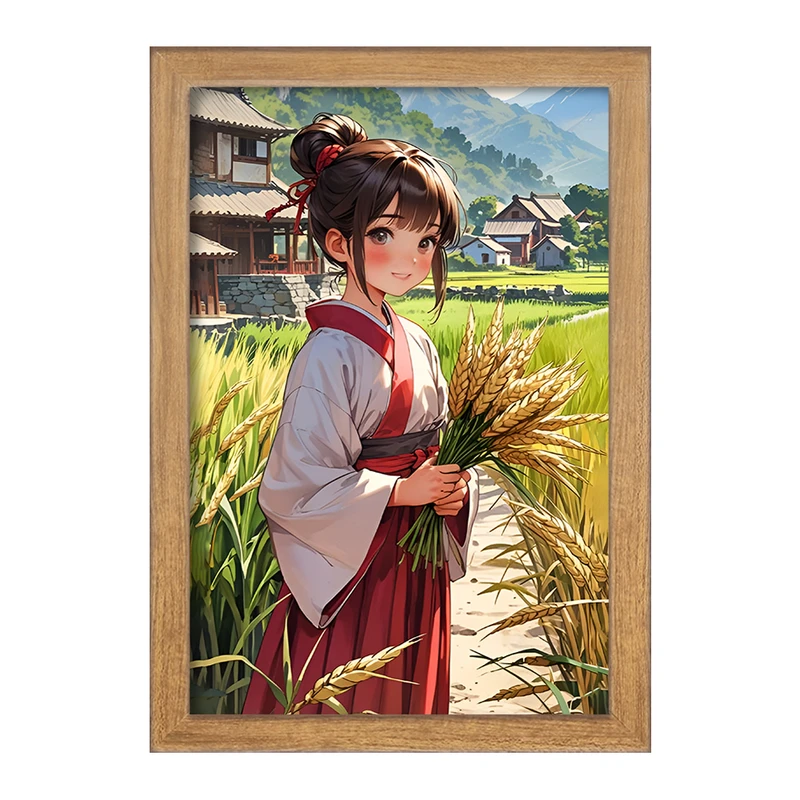 تابلو خندالو مدل دختر ژاپنی کد F12607