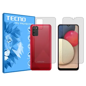 HyGEL tecno clear screen protector suitable for Samsung Galaxy A02s mobile phone along with the back protector