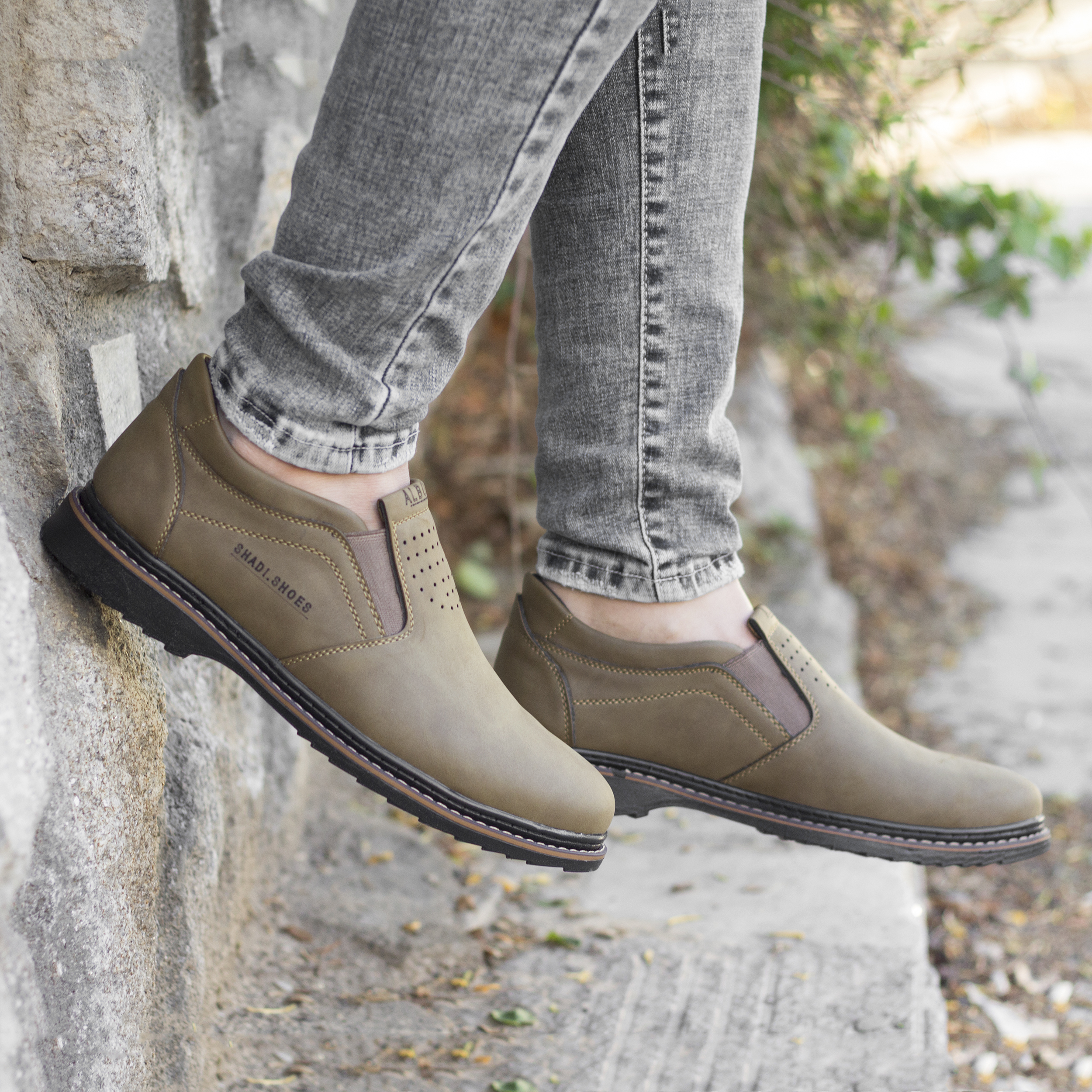 کفش مردانه مدل آریا کد arya رنگ کرم