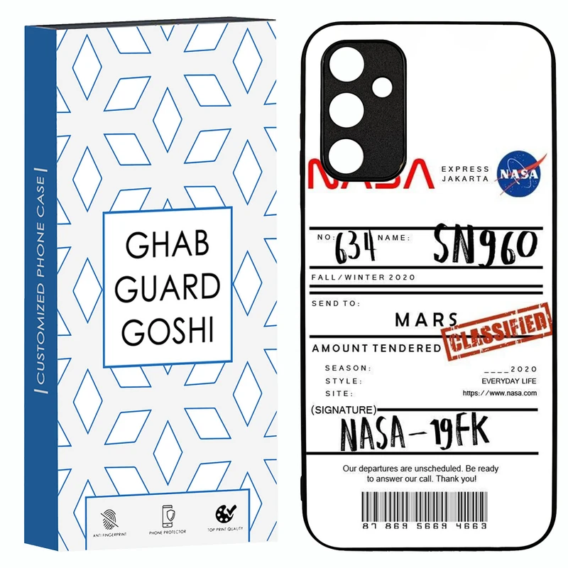 کاور قاب گارد گوشی طرح ناسا کد TPU-192 مناسب برای گوشی موبایل سامسونگ Galaxy A14