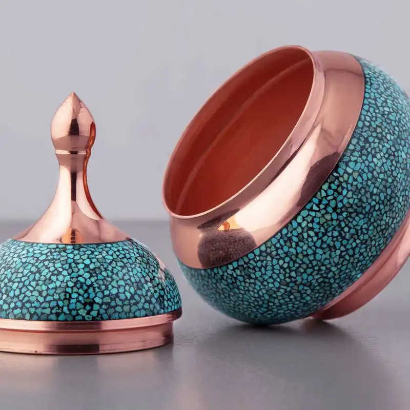 قندان فیروزه کوبی شاهین شیرازی کد s25