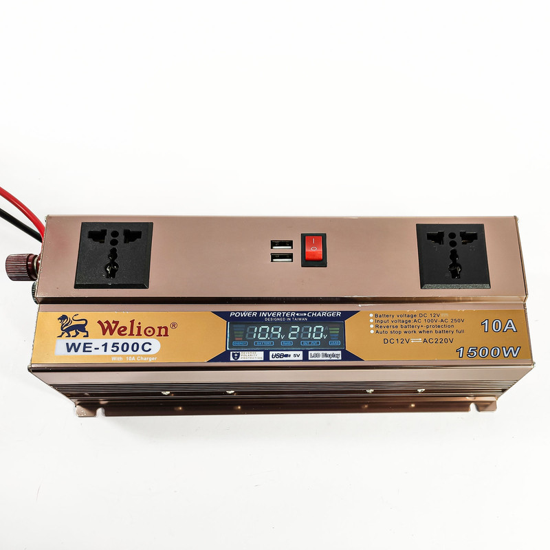اینورتر شارژر ویلیون مدل WE-1500C ظرفیت 1500 وات