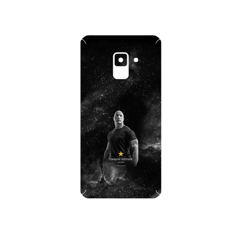 برچسب پوششی ماهوت مدل Dwayne Johnson مناسب برای گوشی موبایل سامسونگ Galaxy A8 2018