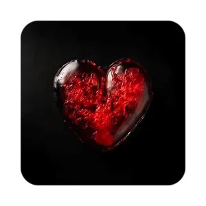 زیر لیوانی کاکتی مدل عاشقانه کد mp11879