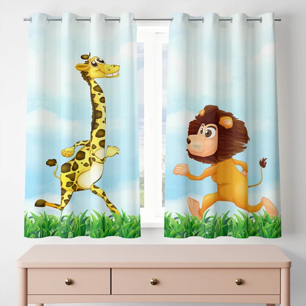 پرده مدل پانچی کد 8131 سایز 200x140 سانتی متر