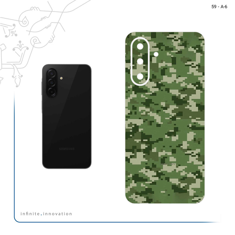 برچسب پوششی ماهوت مدل Army_Green_Pixel مناسب برای گوشی موبایل سامسونگ Galaxy A26