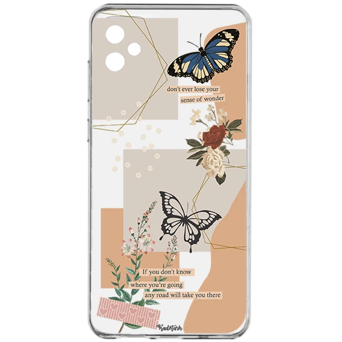 کاور طرح Butterfly مناسب برای گوشی موبایل سامسونگ  Galaxy A05