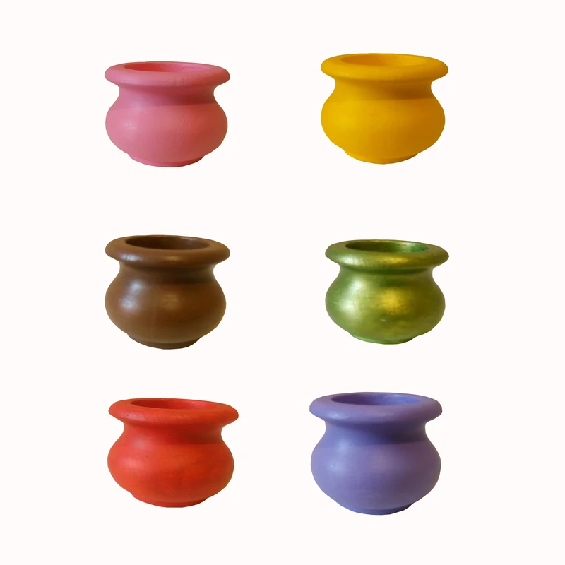 جاشمعی مدل گلدان کد 22 بسته 6 عددی 