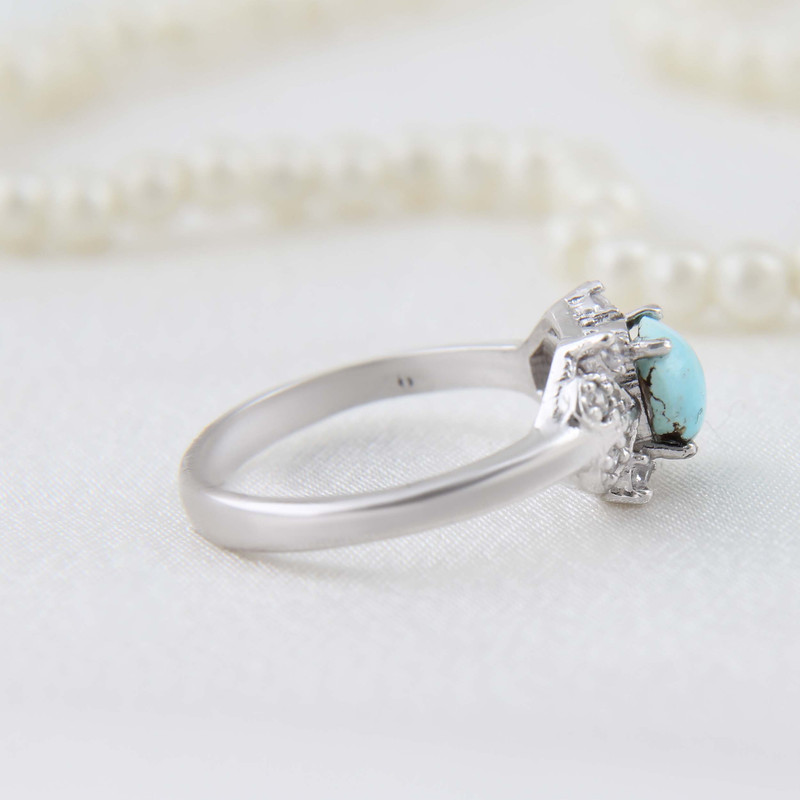 انگشتر نقره زنانه بازرگانی میلادی مدل فیروزه طبیعی نیشابور قالب جواهری روکش رادیوم کد AWR_1637 انگشتر نقره زنانه بازرگانی میلادی مدل فیروزه طبیعی نیشابور قالب جواهری روکش رادیوم کد AWR_1637