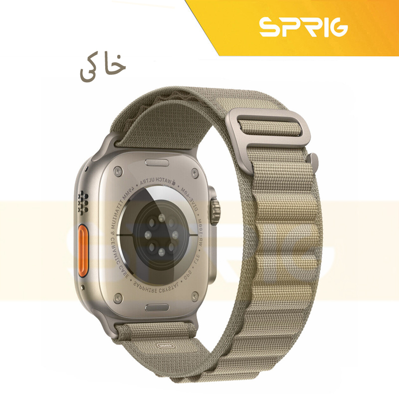 بند اسپریگ مدل Alpine Titan مناسب برای اپل واچ سری Se/Ultra/1/2/3/4/5/6/7/8/9 سایز 42/44/45/49 میلی متری