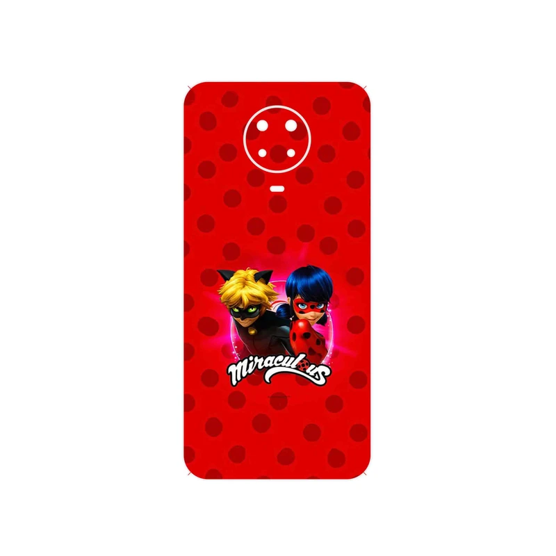 برچسب پوششی ماهوت مدل Ladybug and Cat Noir مناسب برای گوشی موبایل نوکیا G20