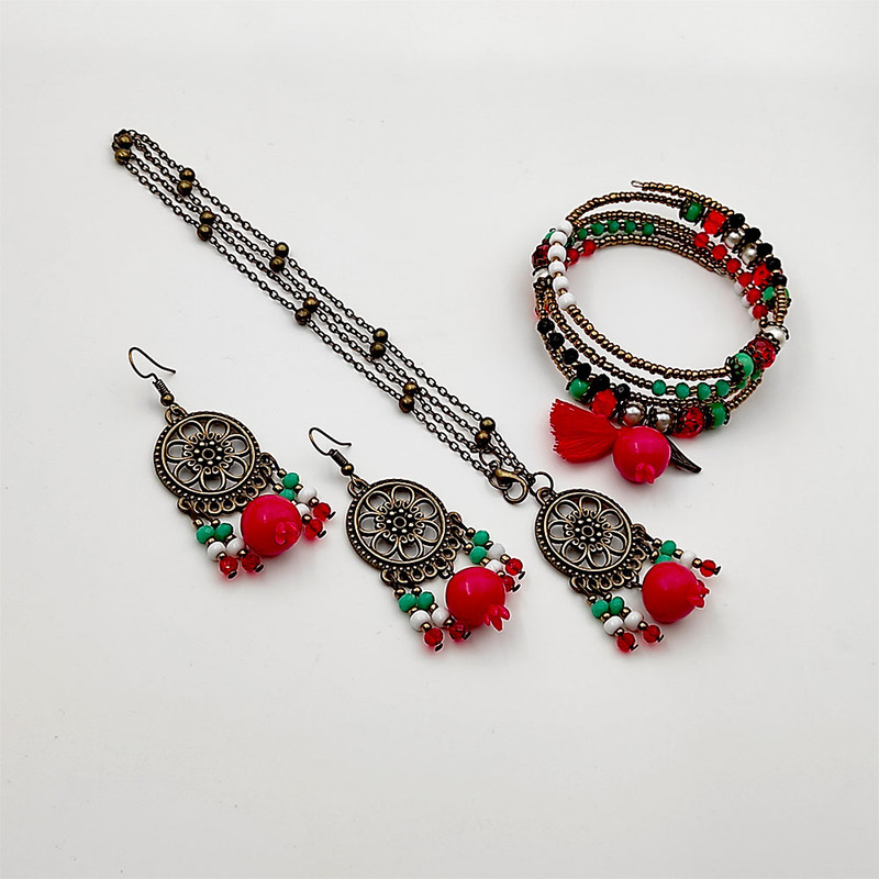 نیم ست زنانه مدل انار یلدا