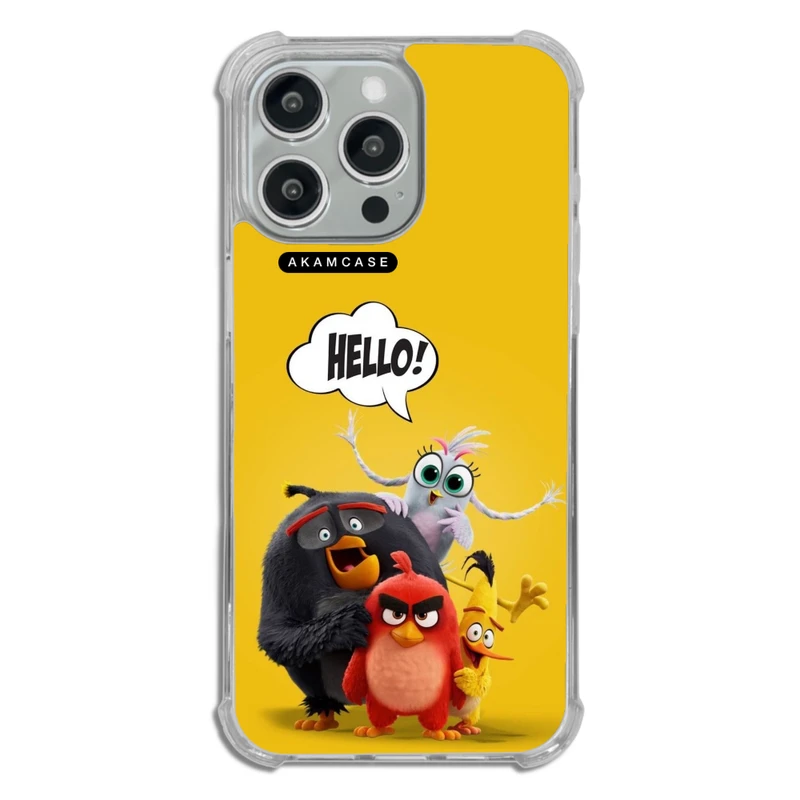 کاور آکام مدل AMC-WTA15PROMAX-ANGRY BIRDS177 مناسب برای گوشی موبایل اپل iPhone 15 Pro Max