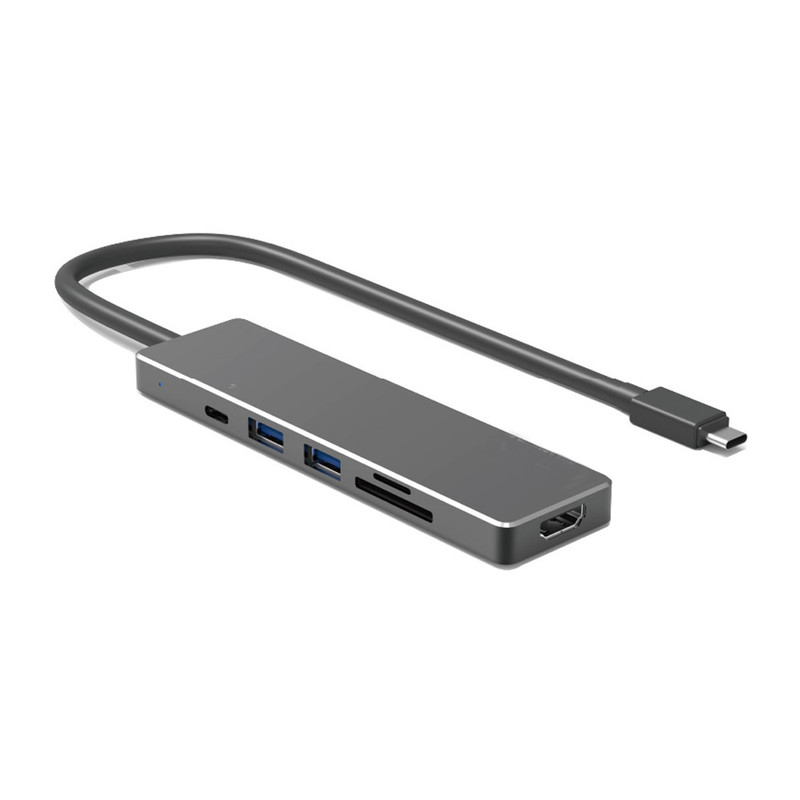 هاب شش پورت USB-C ویولینک مدل WL-UHP3407