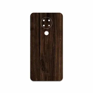 MAHOOT Dark Walnut Wood Cover Sticker for Nokia 3.4