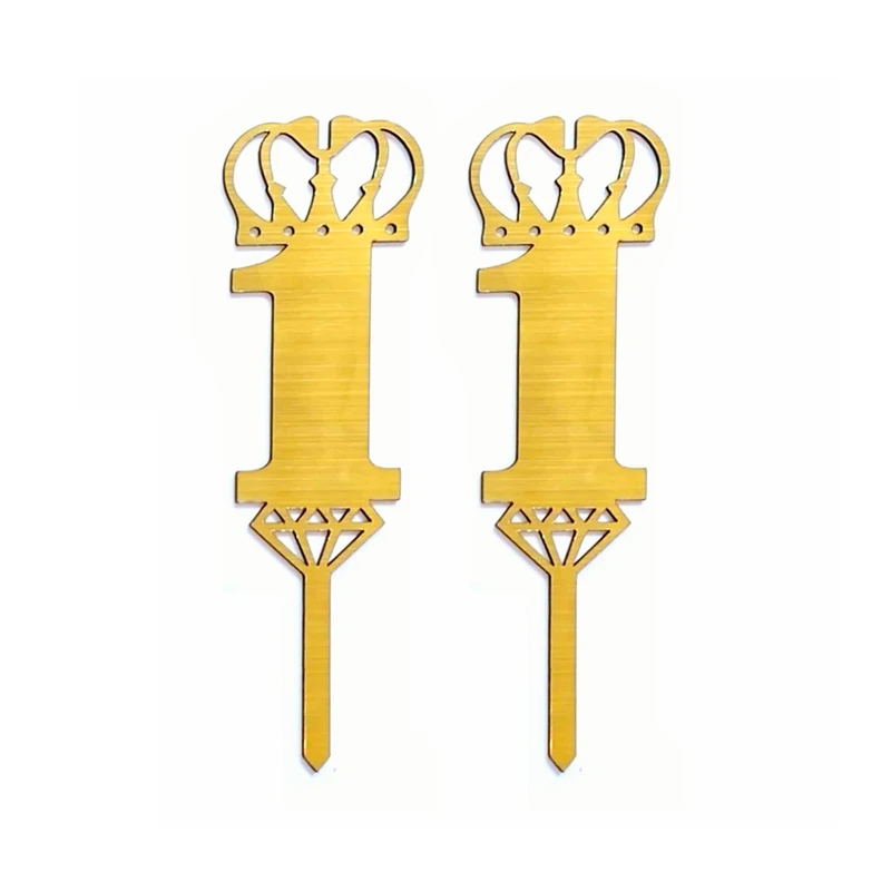 تاپر کیک مدل عدد 11 طرح الماس شمعدار مجموعه 2 عددی