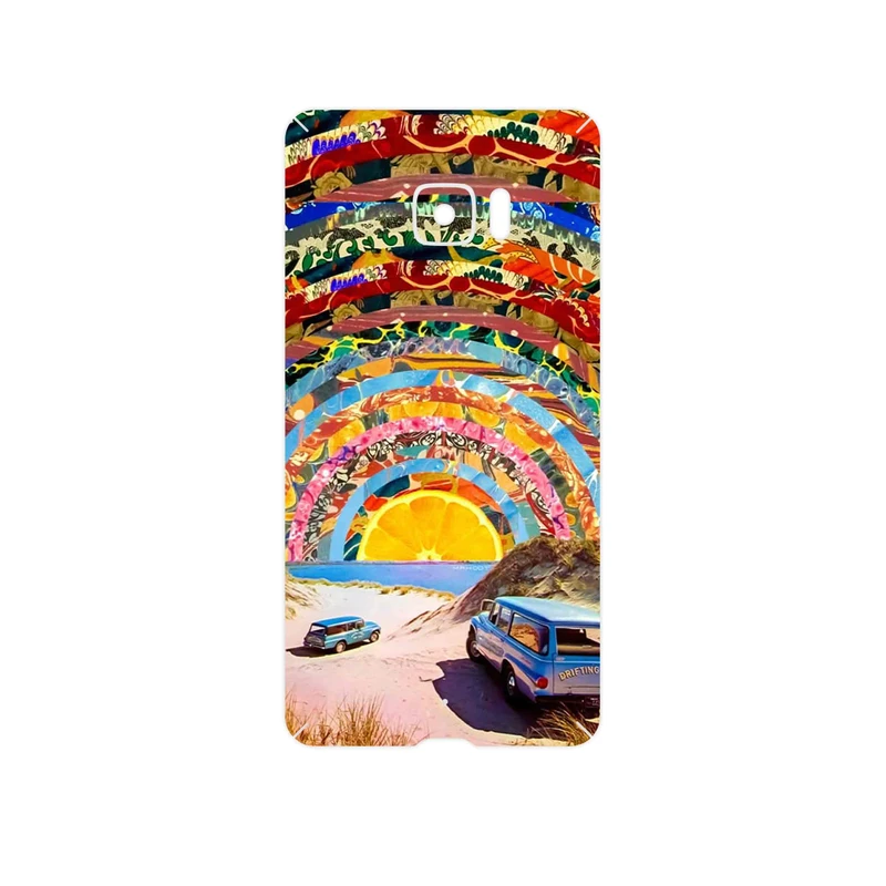 برچسب پوششی ماهوت مدل Collage of Orange Sky مناسب برای گوشی موبایل اچ تی سی U Ultra