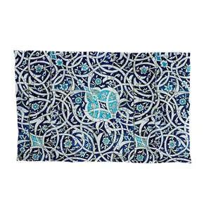 کاغذ کادو ترمه طراحان ایده مدل کاشی رنگ خدا کد 519 بسته 10 عددی 