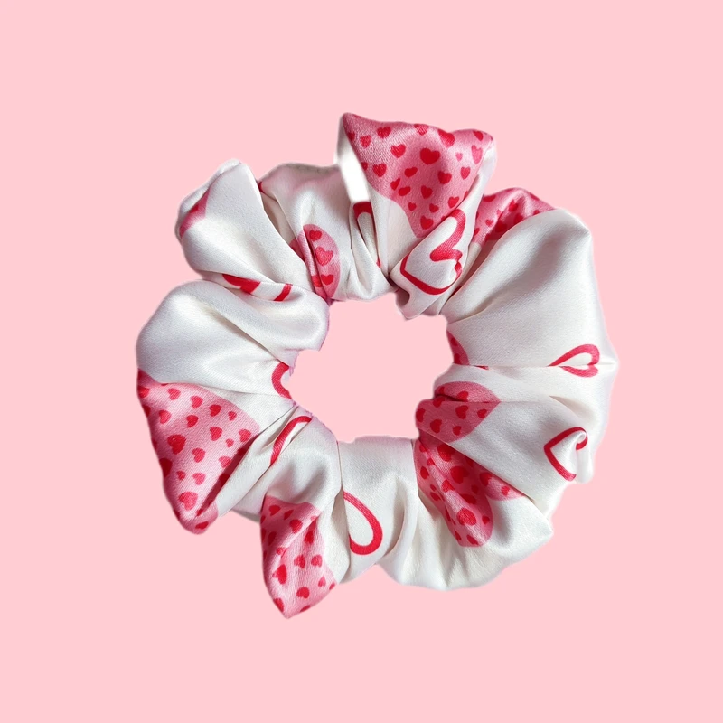 کش مو اسکرانچی زنانه مدل ساتن 02