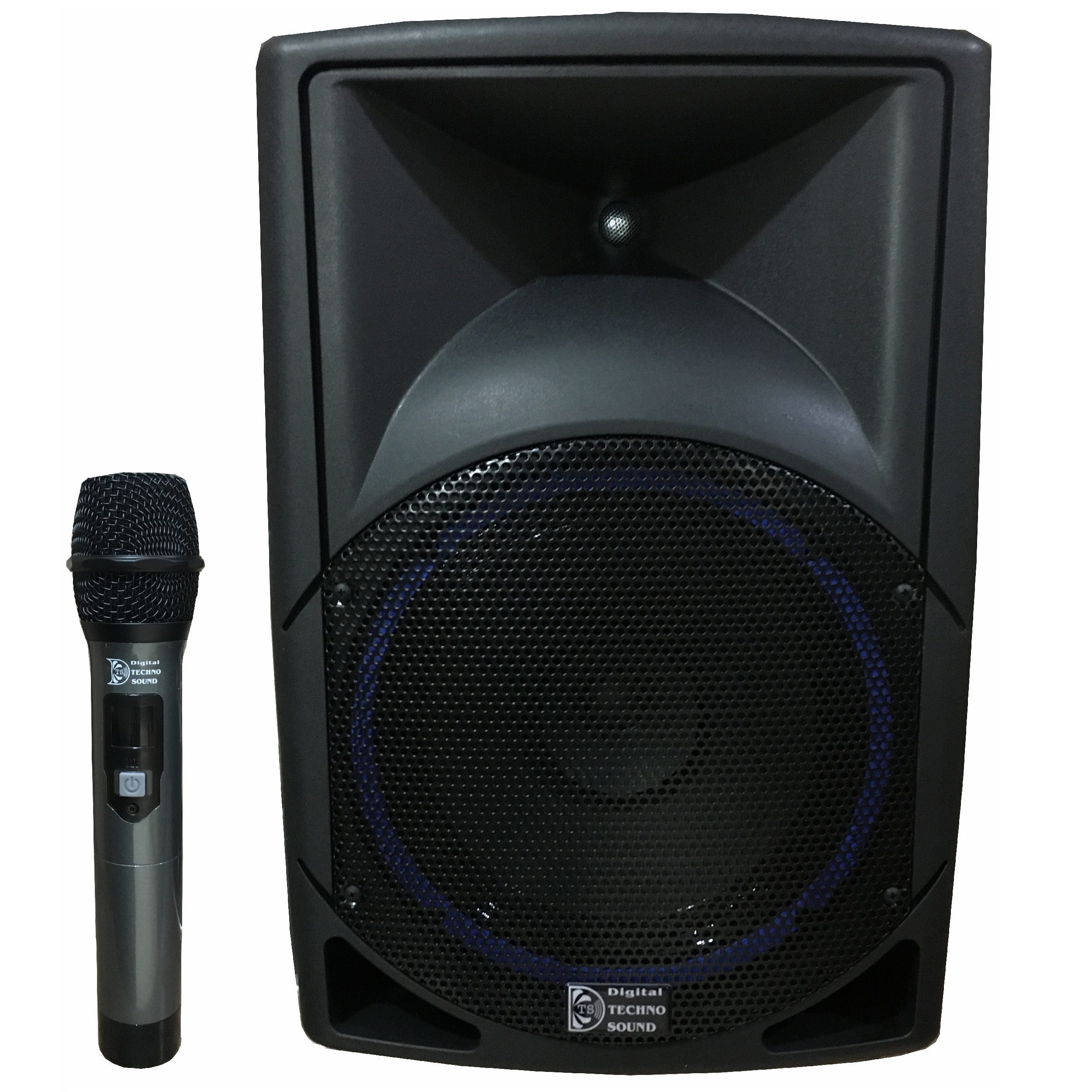 اکو پرتابل تکنوسوند مدل 12inch-PTR4W-P به همراه میکروفن بی سیم