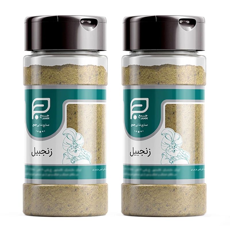 پودر زنجبيل قوطی جمع - 50 گرم بسته 2 عددی