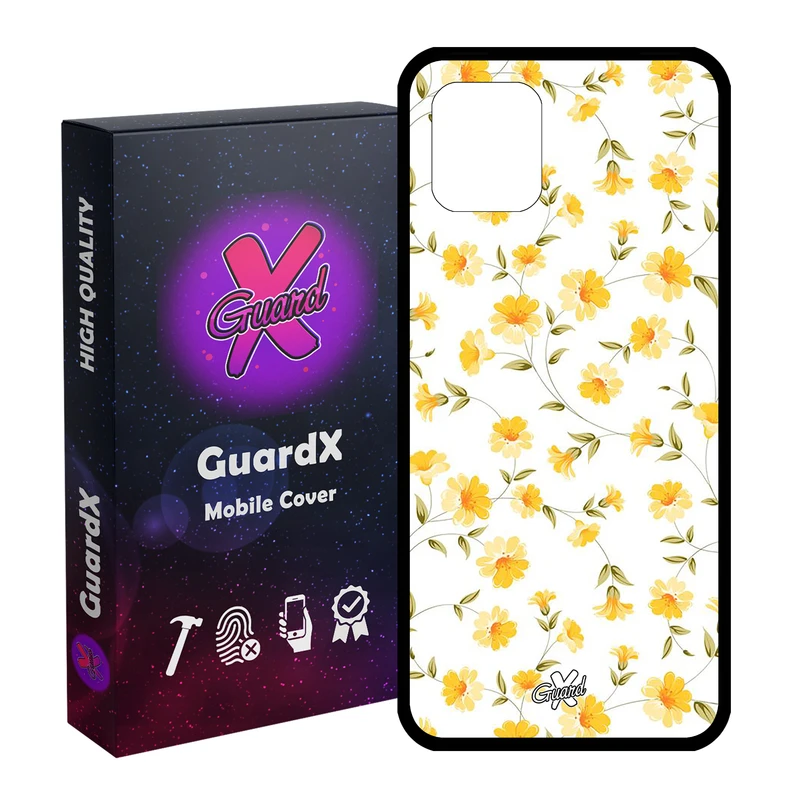 کاور گارد ایکس طرح گل مدل Glass10415 مناسب برای گوشی موبایل سامسونگ Galaxy Note 10 Lite / A81