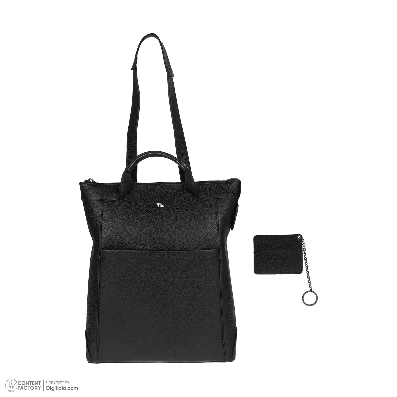 کوله پشتی زنانه چرم مشهد مدل V5004-001 به همراه جاکارتی -  - 6