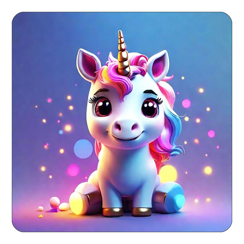 مگنت کاکتی طرح اسب تک شاخ و یونیکورن مدل mp30831