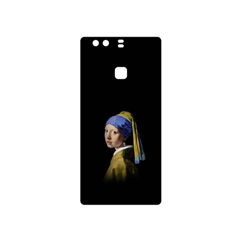برچسب پوششی ماهوت مدل Girl with a Pearl Earring of Vermeer مناسب برای گوشی موبایل هوآوی P9 Plus