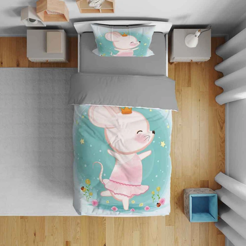 سرویس روتختی نوپه هوم مدل  موش T5926 یک نفره 5 تکه