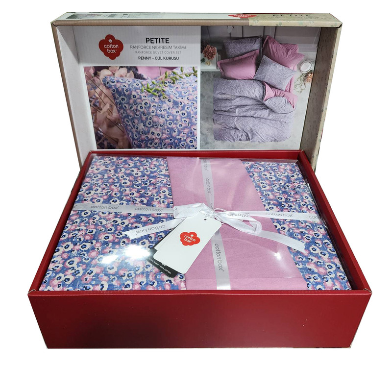 سرویس روتختی کاتن باکس مدل Petite Penny Gul Kurusu دو نفره 4 تکه