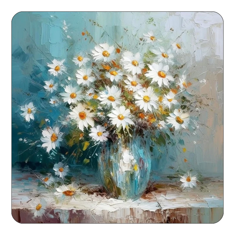 مگنت کاکتی طرح نقاشی رنگ روغن مدل mp71163