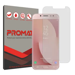 Promate Resistant model transparent screen protector suitable for Samsung Galaxy J7 Pro mobile phone