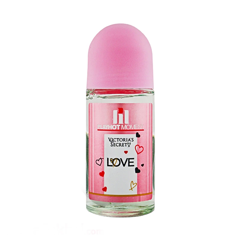 رول ضد تعریق زنانه پلی هات مومنت مدل victoria secret love حجم 50 میلی لیتر