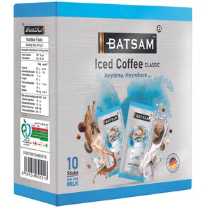 پودر مخلوط آیس کافی کلاسیک فوری باتسام - 25 گرم بسته 10 عددی